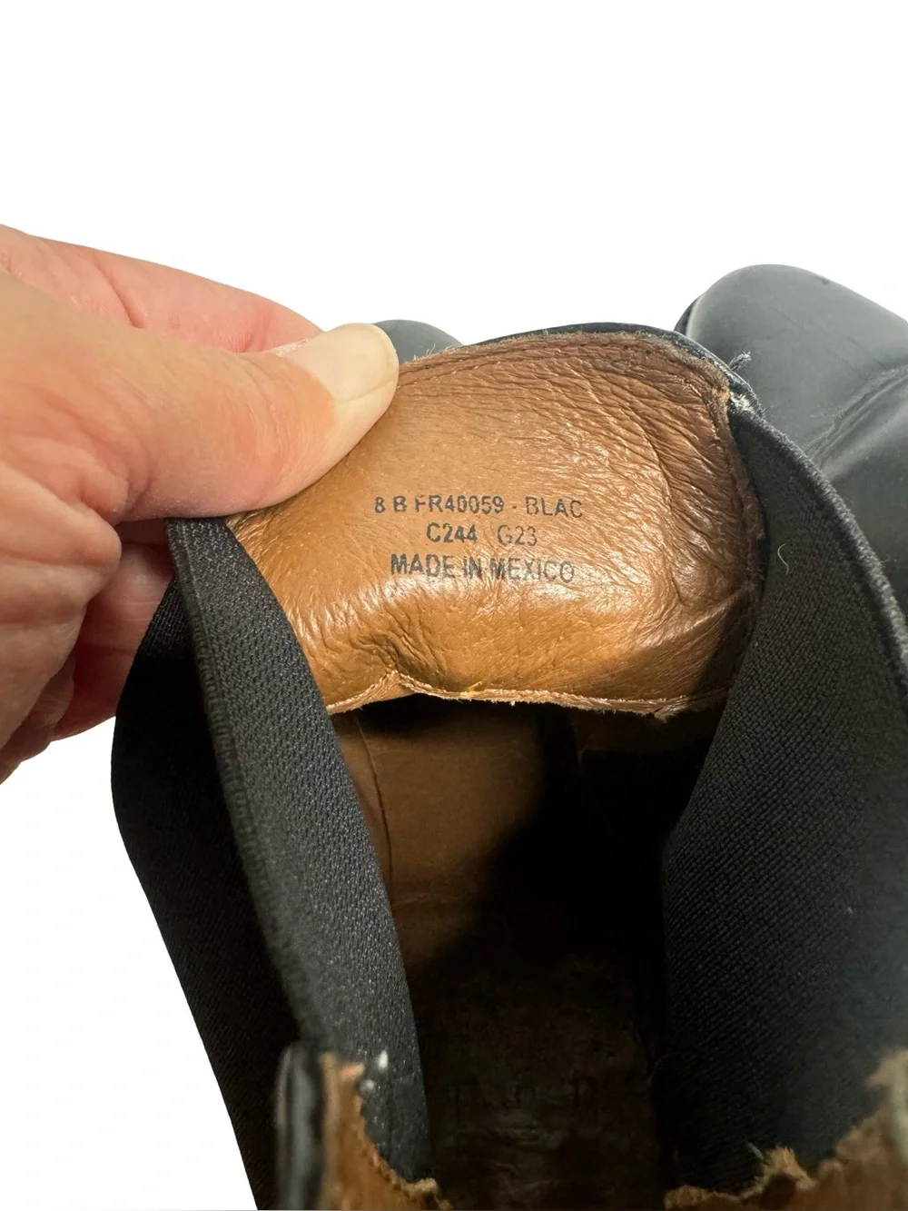 Frye | Melissa Double Sole Lug Chelsea Boot Black Leather 8